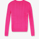 Cotton sweater with embroidered logo on the front