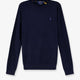 Cotton sweater with embroidered logo on the front