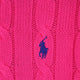 Cotton sweater with embroidered logo on the front