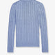 Cotton sweater with embroidered logo on the front