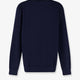 Cotton sweater with embroidered logo on the front