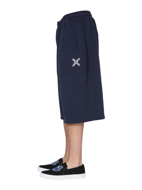 COTTON SWEATSHIRT SHORTS