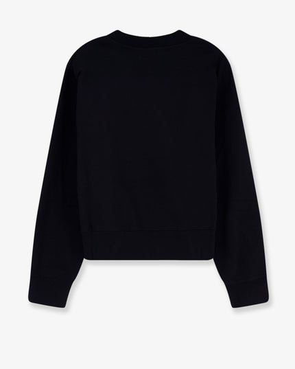 Cotton sweatshirt with beaded Horsebit detail