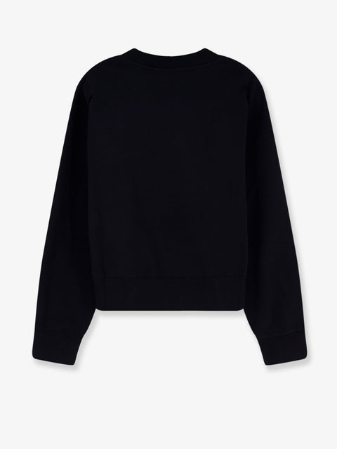 Cotton sweatshirt with beaded Horsebit detail