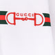 Cotton sweatshirt with embroidered Horsebit on the front