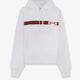 Cotton sweatshirt with embroidered Horsebit on the front