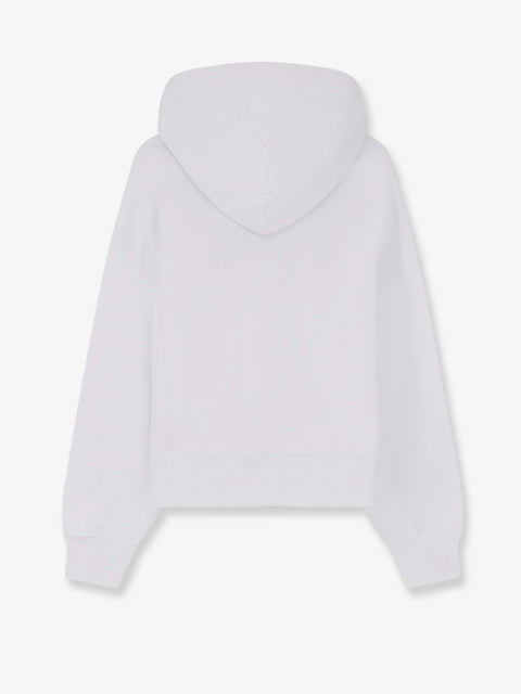 Cotton sweatshirt with embroidered Horsebit on the front
