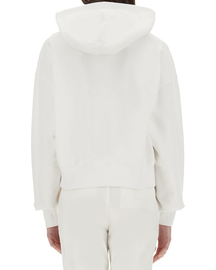 COTTON SWEATSHIRT WITH EMBROIDERY