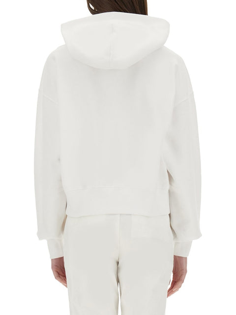 COTTON SWEATSHIRT WITH EMBROIDERY