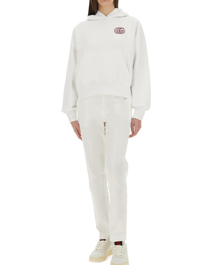 COTTON SWEATSHIRT WITH EMBROIDERY