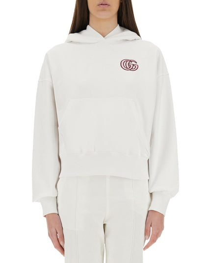 COTTON SWEATSHIRT WITH EMBROIDERY