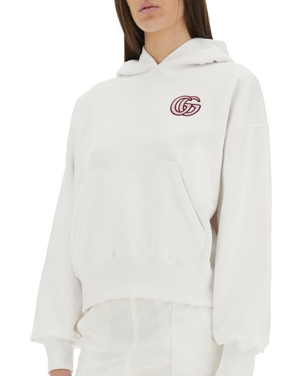 COTTON SWEATSHIRT WITH EMBROIDERY