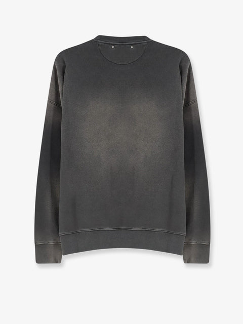 Cotton sweatshirt with front logo