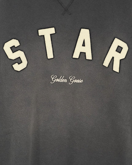 Cotton sweatshirt with front logo