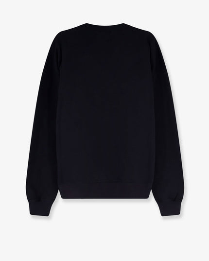 Cotton sweatshirt with frontal embossed logo