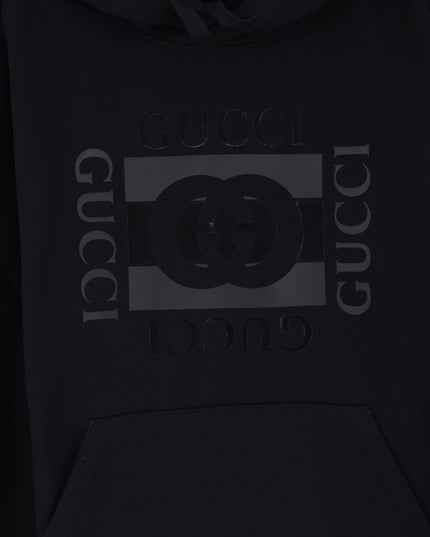 Cotton sweatshirt with GG Incrocio print