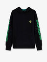 Cotton sweatshirt with iconic frontal logo