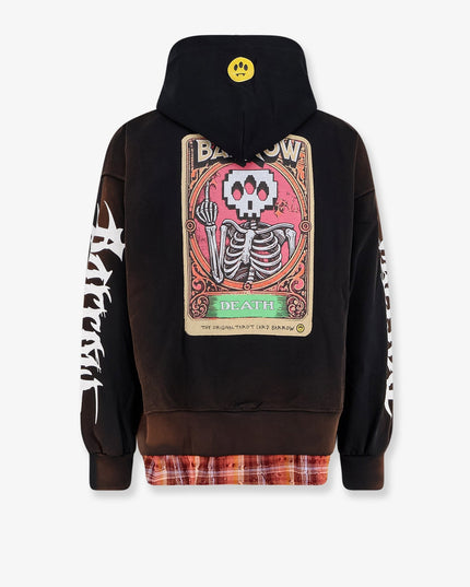 Cotton sweatshirt with logo on the front