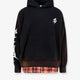 Cotton sweatshirt with logo on the front