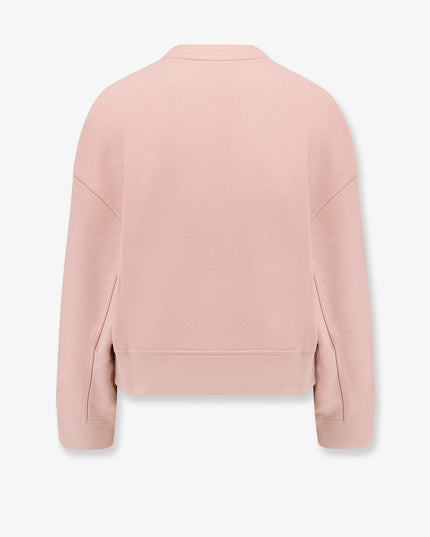 Cotton sweatshirt with Logo patch