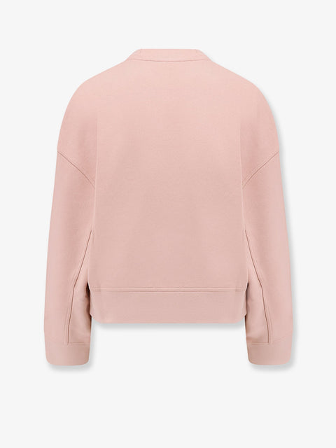 Cotton sweatshirt with Logo patch