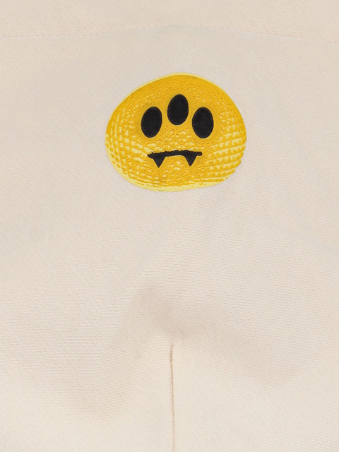 Cotton sweatshirt with logo print on the front