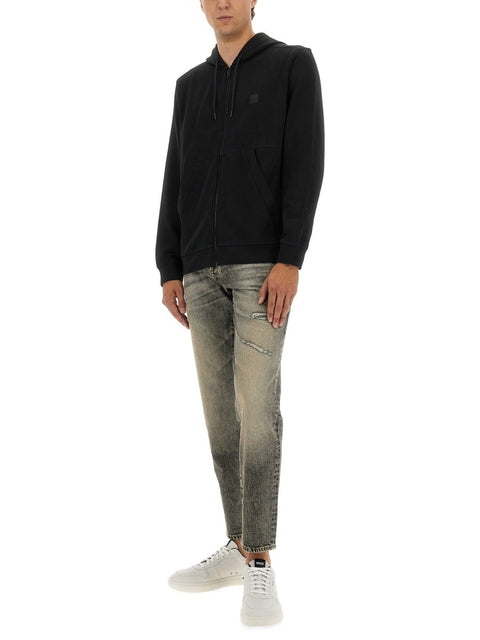 COTTON SWEATSHIRT WITH LOGO