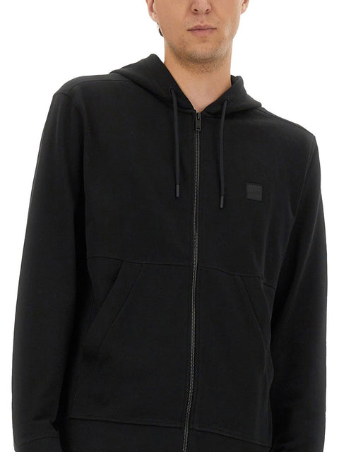 COTTON SWEATSHIRT WITH LOGO