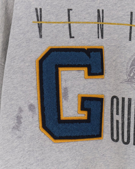 Cotton sweatshirt with print on the front