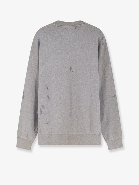 Cotton sweatshirt with print on the front