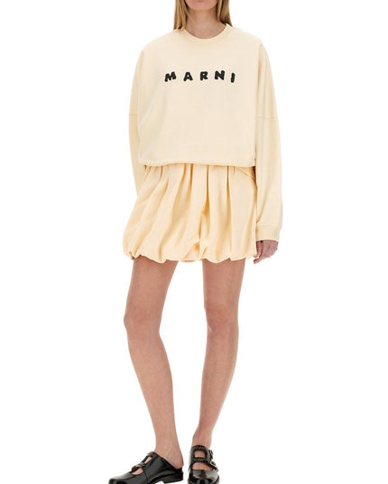 COTTON SWEATSHIRT WITH PRINT