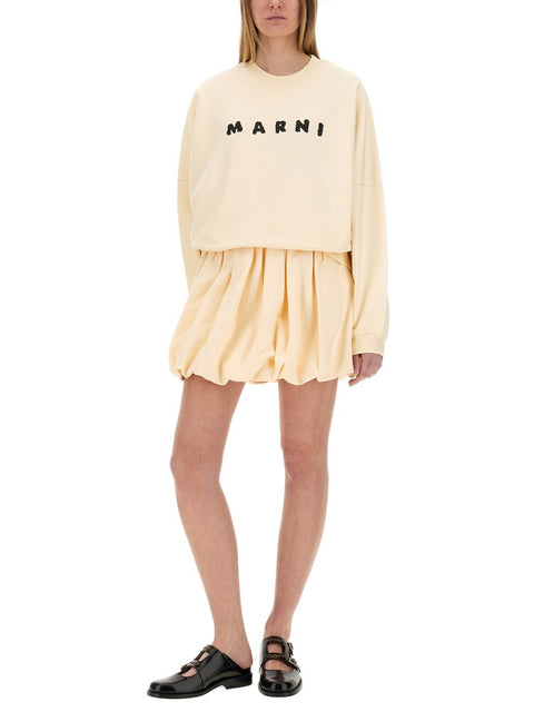 COTTON SWEATSHIRT WITH PRINT