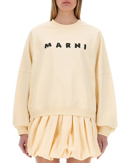 COTTON SWEATSHIRT WITH PRINT