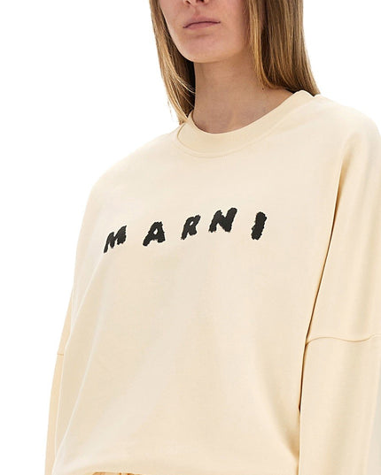 COTTON SWEATSHIRT WITH PRINT
