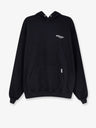 Cotton sweatshirt with printed logo on the front