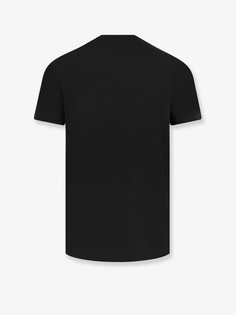 Cotton T-shirt with embroidered logo on the front
