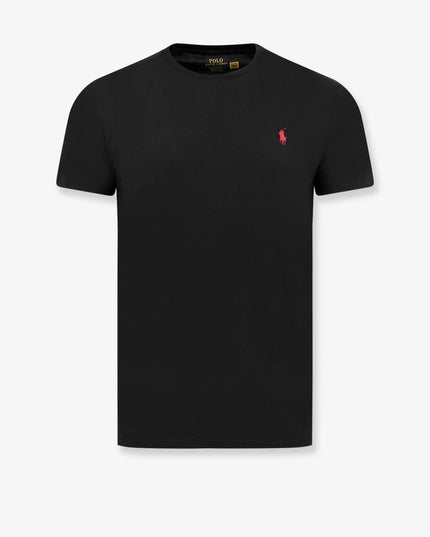 Cotton T-shirt with embroidered logo on the front