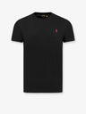 Cotton T-shirt with embroidered logo on the front