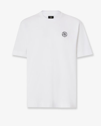Cotton t-shirt with FF embroidery