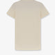 Cotton T-shirt with flocked logo on the front