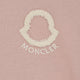 Cotton T-shirt with flocked logo on the front