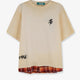 Cotton T-shirt with front print
