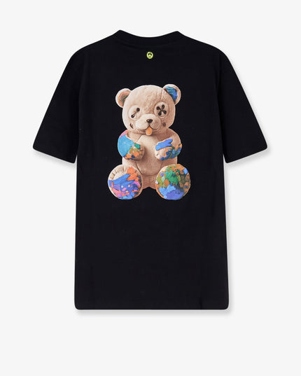 Cotton t-shirt with frontal logo print