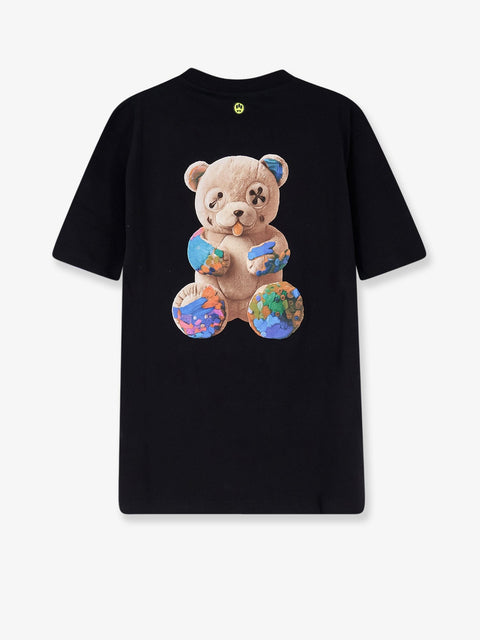 Cotton t-shirt with frontal logo print