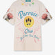Cotton t-shirt with frontal logo print