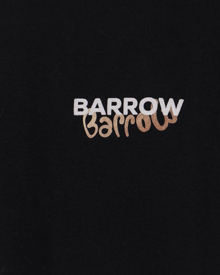 Cotton t-shirt with frontal logo print