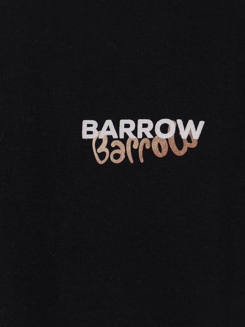Cotton t-shirt with frontal logo print
