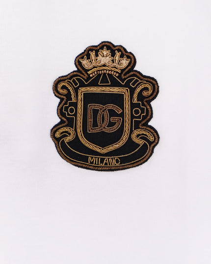 Cotton t-shirt with iconic logo patch