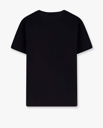 Cotton T-shirt with logo patch