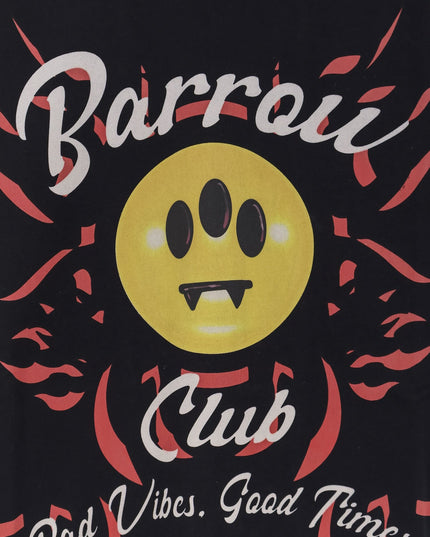 Cotton T-shirt with multicolor front print
